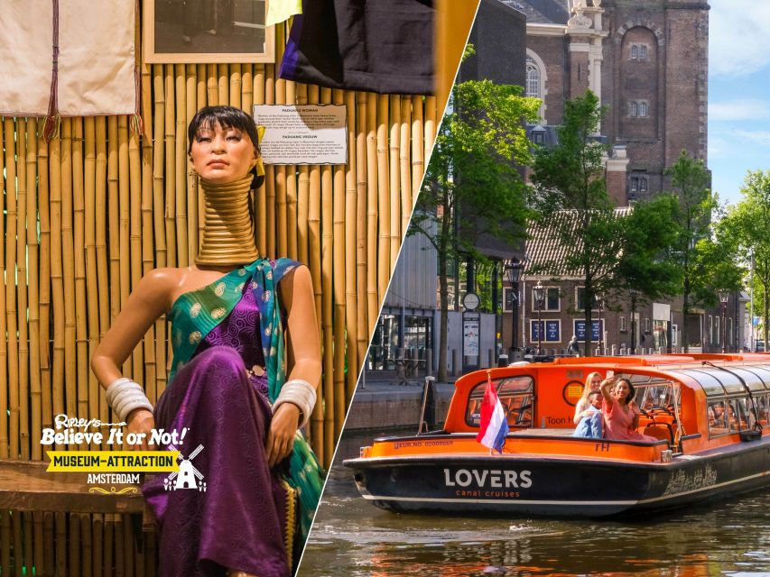 Amsterdam 1-Hour Canal Cruise and Ripley’s Believe it or Not - Glass-Topped Canal Cruise Through the UNESCO Canal District