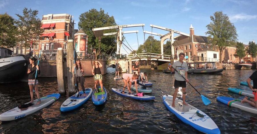 Amsterdam: 2-Hour Stand Up Paddle Board Tour - Where you start: Brewery het IJ windmill bridge meeting point