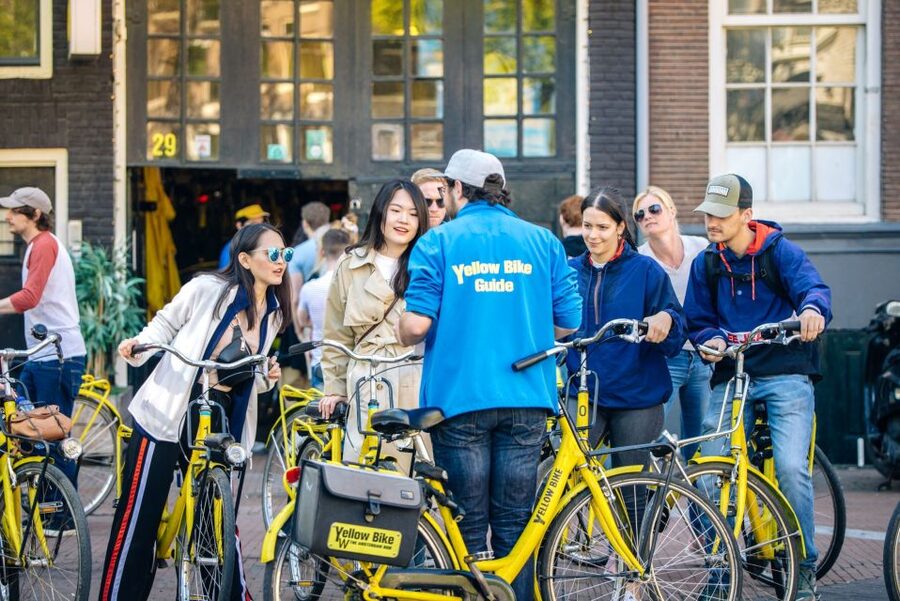Amsterdam: 3h E-Bike Tour with break - Meeting Yellow Bike Tours & Rental near Amsterdam Centraal
