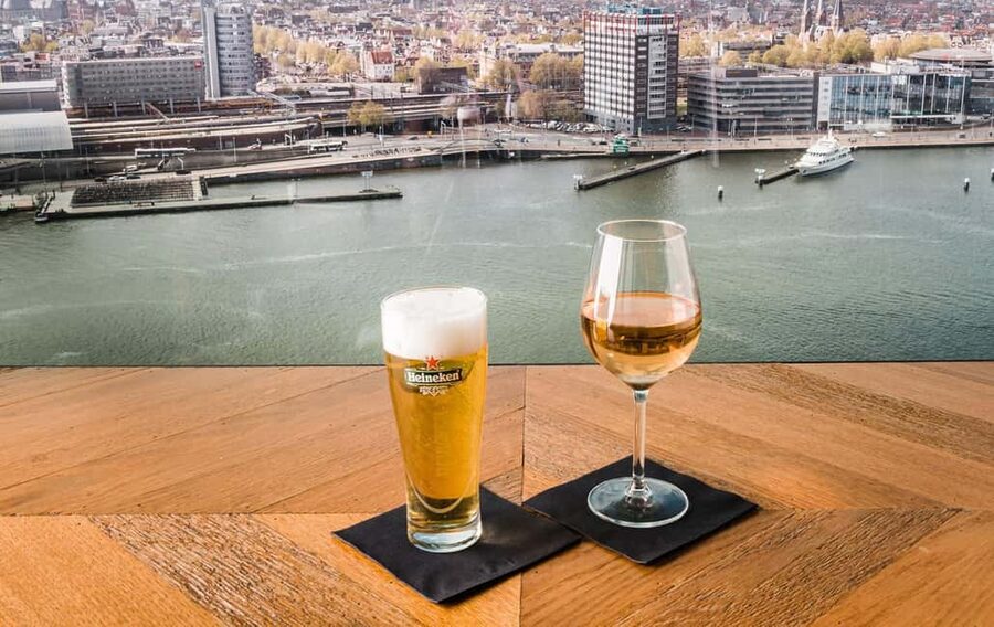 Amsterdam: A'DAM Lookout Entry Ticket with 2 Drinks - Getting there from Amsterdam Central without stress (ferry, then foot)