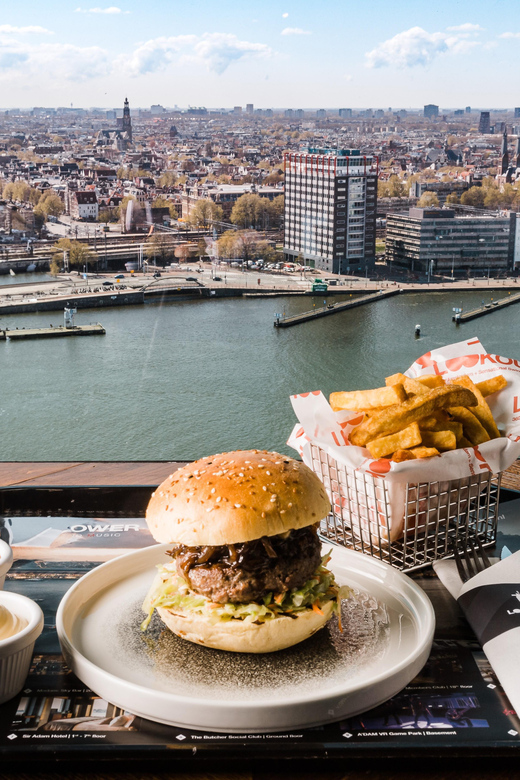 Amsterdam: A'DAM Lookout Entry Ticket with Burger - What You See From ADAM Lookout (And Why the Audio Helps)