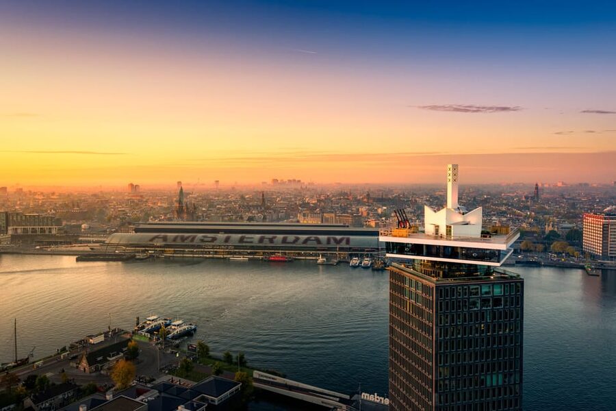 Amsterdam: A'DAM Lookout Ticket and Lunch or Dinner Voucher - Madam Sky Bar and Restaurant: what the €10 voucher really means
