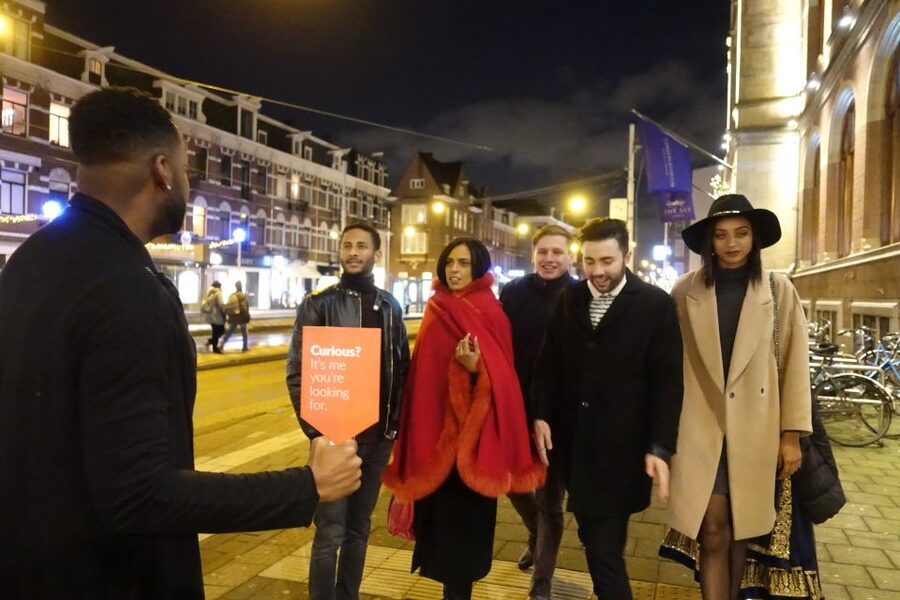 Amsterdam After Dark: Red Light Cannabis Odyssey - Entering the Red Light District at the right hour