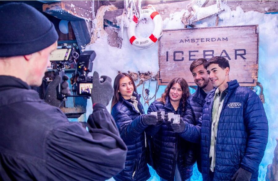 Amsterdam: Canal Cruise and Entrance to Xtracold Icebar - How to dress for real cold and still enjoy the photos