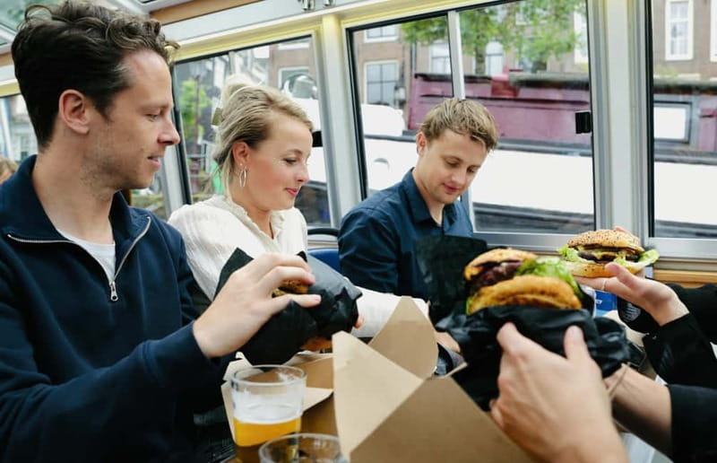 Amsterdam canal cruise with culinary burger or cheese & wine - Drinks on board: what’s included, what you pay for