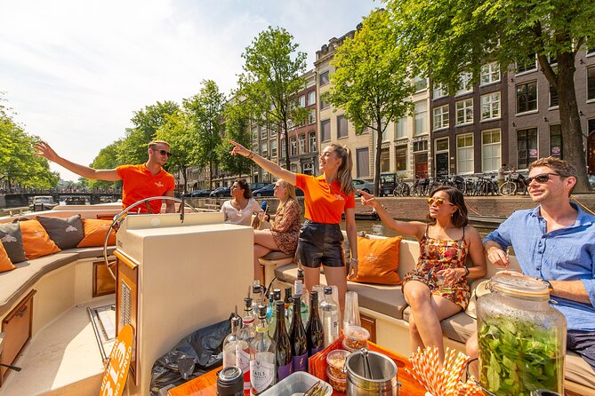 Amsterdam Classic Saloon Boat Canal Cruise with Live Guide - After the Thorbecke Bridge, Try for the 7 Bridges Moment