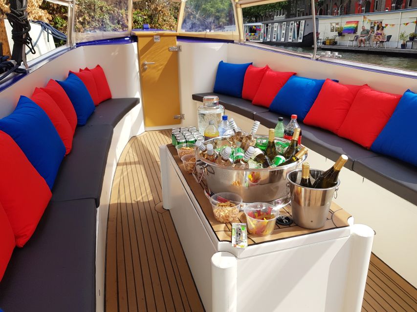 Amsterdam: Covered Canal Booze Cruise with Unlimited Drinks - The cruise route, from Central and Oudeschans to the Herengracht stretch