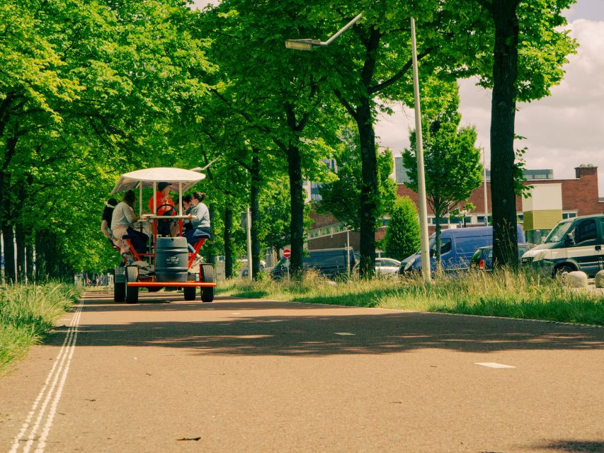 Amsterdam: Dutch Beer Bike Blast Tour with Onboard Bar - Beer, Seating, and How to Have Fun Without Making It Awkward