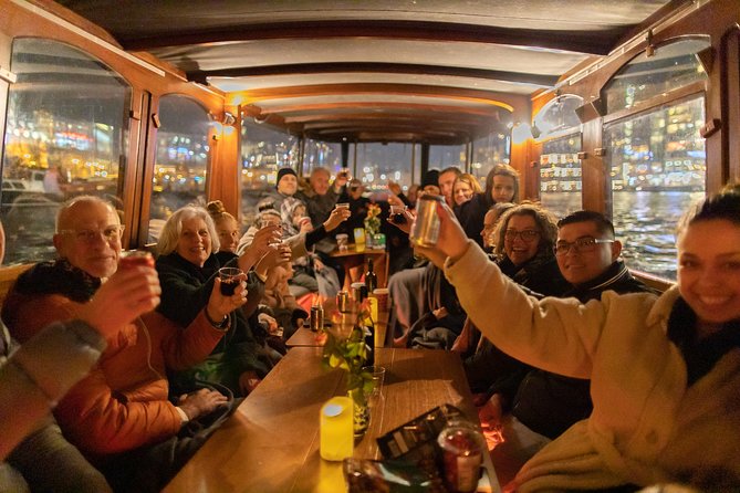 Amsterdam Evening Canal Cruise with Live Guide and Onboard Bar - Price and what you get in 1 hour ($24.61)