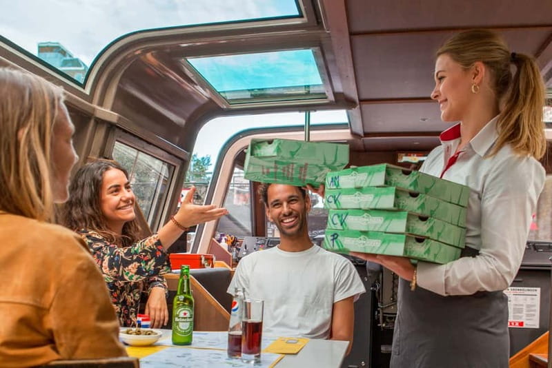 Amsterdam: Evening Pizza Cruise Along the Canals - A Fun First-Night Plan From Damrak, Not a Complicated Day Plan