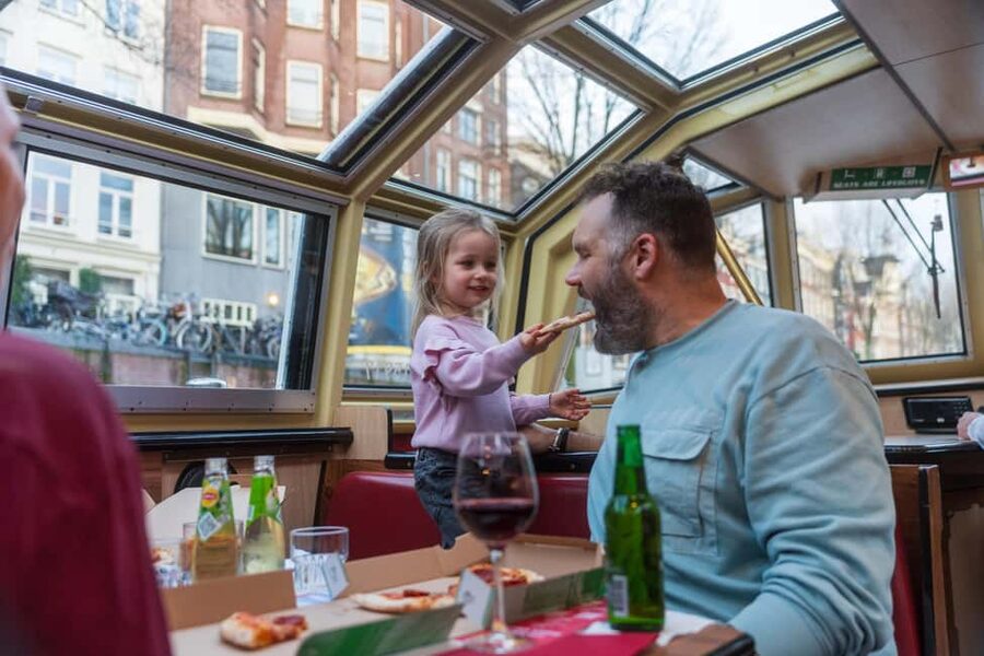 Amsterdam: Evening Pizza Cruise Along the Canals - The Canal Route: What Each Pass-By Stop Feels Like at Night