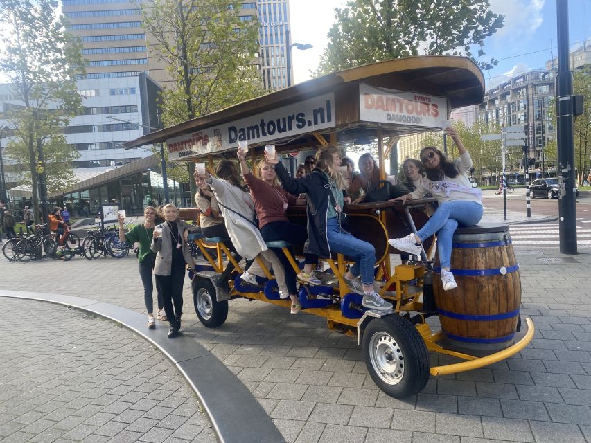 Amsterdam: Guided Beer or Prosecco Bike Tour - Drink Options: 20 Liters of Beer, Prosecco Per Person, or the Mixed Route