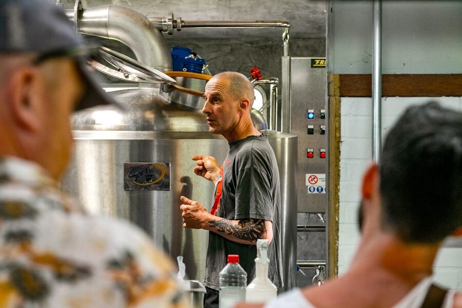 Amsterdam: Guided Craft Beer Brewery Bus Tour with Tastings - Stop 1 at Oedipus Brewing: your first tasting and first style check