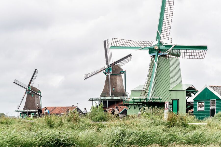 Amsterdam: Guided Zaanse Schans, Windmills & Cheese Tour - Zaanse Schans intro walk: merchant houses and working windmill history