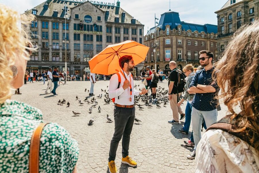 Amsterdam: Historical Highlights Walking Tour with Tasting - Flower Market, Amstel River views, and the LGBT street: people and trade together