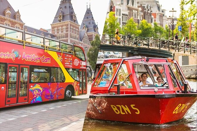 Amsterdam Hop-On Hop-Off 24h or 48h Bus and Boat Option - Why This Bus and Boat Combo Fits Amsterdam So Well