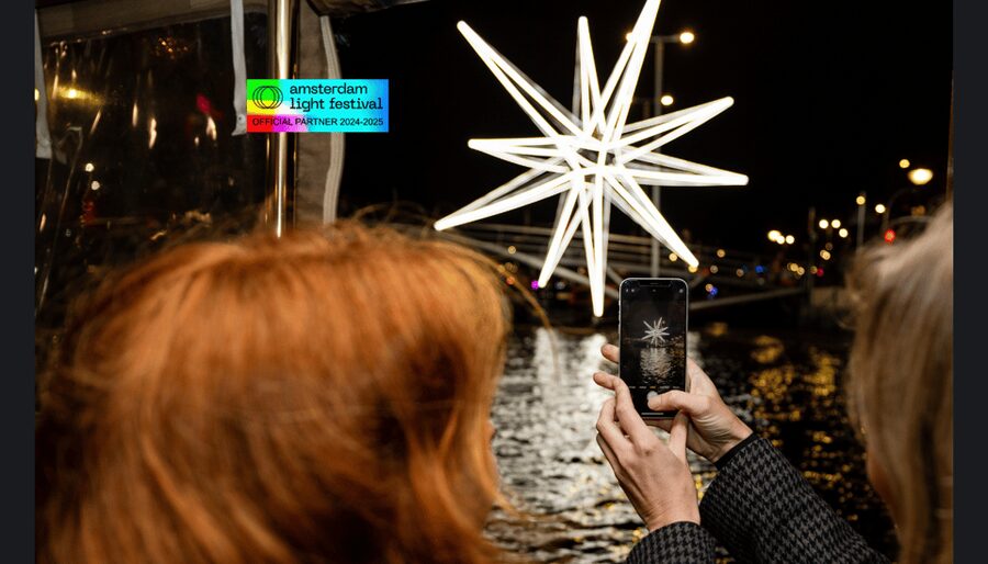 Amsterdam: Light Festival Cruise With Drinks & Snacks - The 75-Minute Canal Route, Stop by Stop
