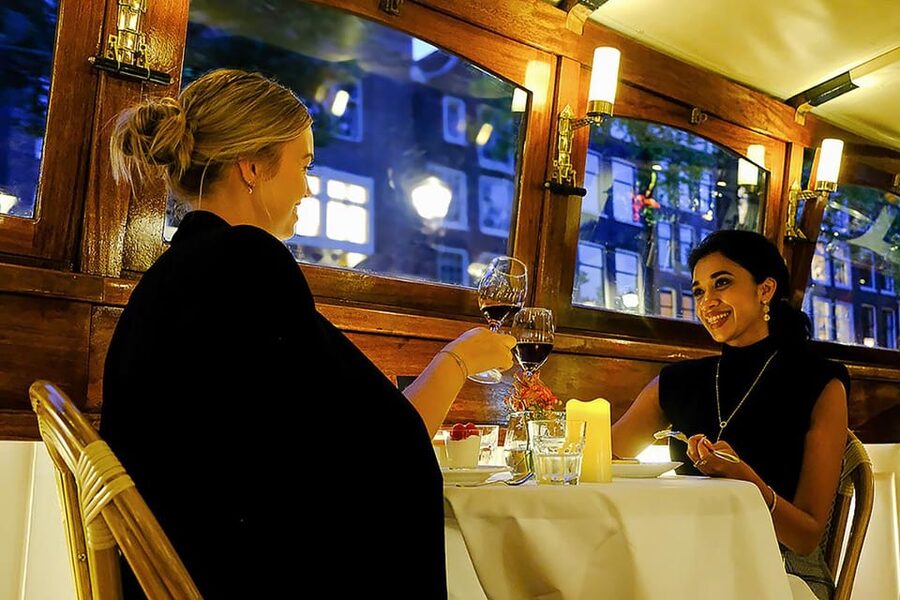 Amsterdam: Luxury Saloon Boat Cruise with 3-Course Dinner - Key highlights worth knowing before you go