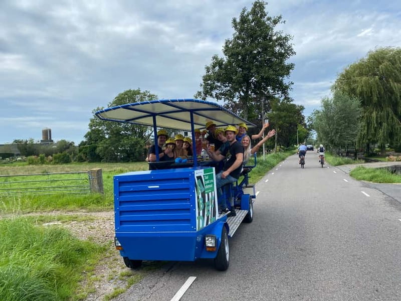 Amsterdam: MIXED - Beer & Bubbles Bike Tour - What Your 90 Minutes Feels Like on the Mobile Bar Bike