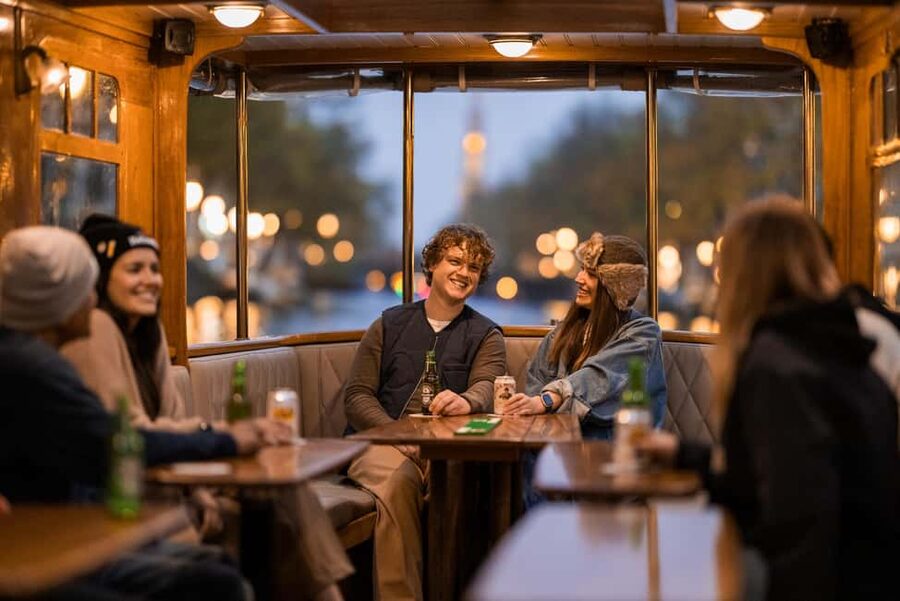 Amsterdam: Open Boat Cruise option Unlimited Drinks & Bite - Electric Canal Cruise with Live English Guide and Unlimited Drinks