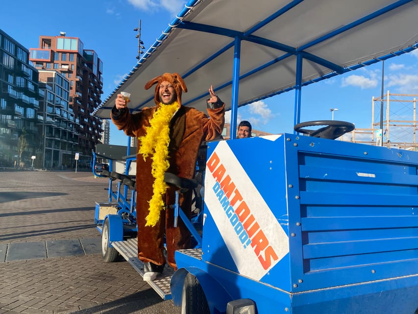 Amsterdam: Party Bike Tour with Beer - Price and value: $51 for 90 minutes with drinks and a driver