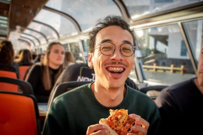 Amsterdam: Pizza Cruise with New York Pizza & Drinks - Pizza Choices, Order Limits, and How to Get What You Want