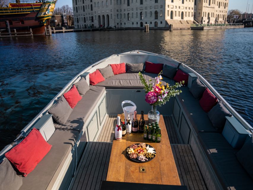 Amsterdam: Private Luxury Cruise with Drinks & Silent Disco - Unlimited beer, wine, and soda: great value, with one service detail to watch