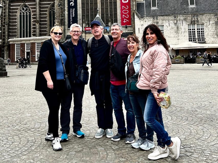 Amsterdam: Small Group Walking Tour with Fun Guide - Dam to the Anne Frank House Area: Walking Near History Without the Pressure