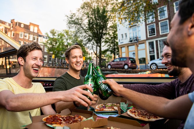 Amsterdam The Original Pizza Cruise with Unlimited Drinks - Where You Start: StrommaDamrak and the Easy Dock Check-In