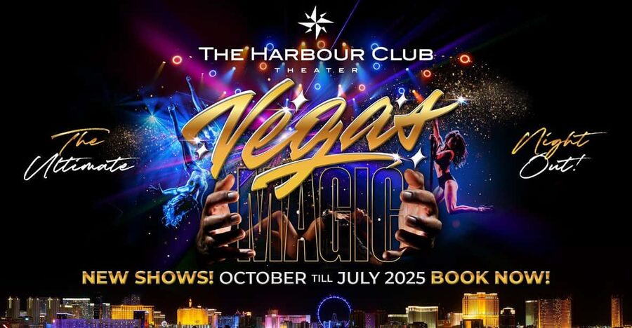 Amsterdam: VEGAS Dinner Show with 3-Course Sharing Menu - Entering the Harbour Club Theater and choosing the best seat for the show
