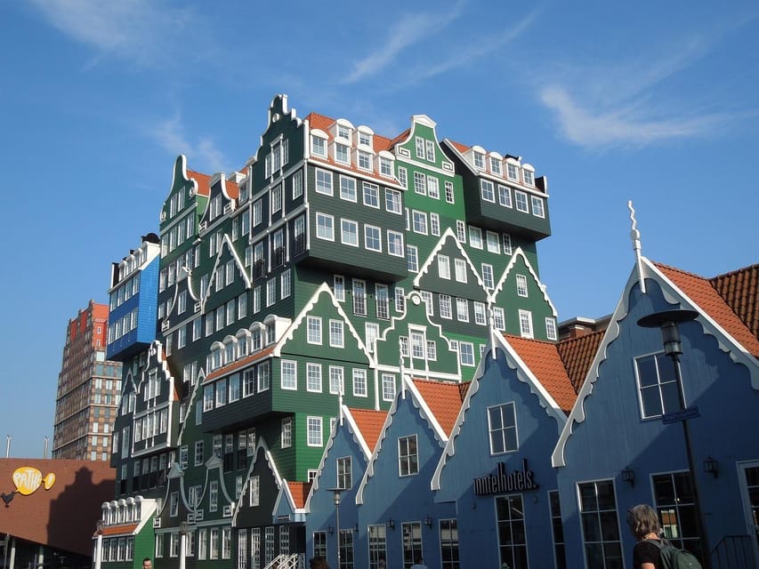 Amsterdam: Windmills E-Bike Tour to Zaanse Schans - The ferry across the IJ and the NDSM side trip