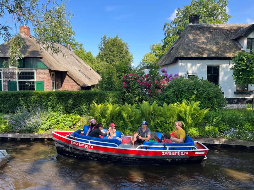 Amsterdam: Zaanse Schans and Giethoorn Guided Combo Tour - Giethoorn’s Canal Maze: Boat Cruise Plus Village Walking