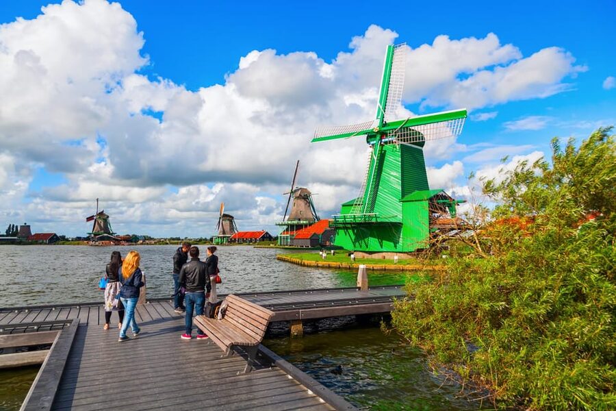 Amsterdam: Zaanse Schans, The Hague & Rotterdam Tour - Rotterdam in one shot: St. Lawrence Cathedral, Erasmus Bridge (The Swan), Cube Houses, and Markthal