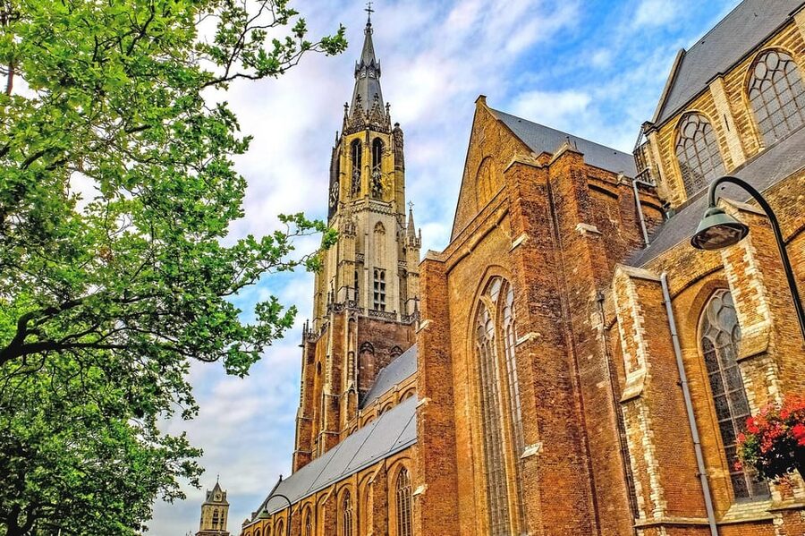 Delft: City Center Walking Tour - Old Church, Delft’s Lopsided Tower: The Main Mystery Stop