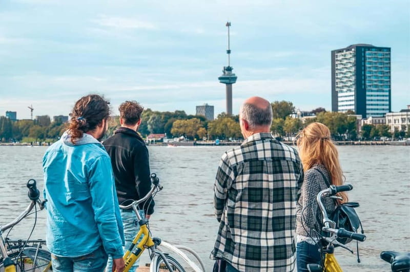 Discover Rotterdam: Classic Highlights Bike Tour by a Local - Stop-by-stop: from Hotel New York to the Erasmus Bridge area