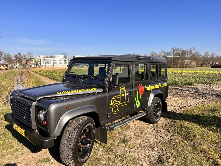 Enjoy the tulip fields in a Landrover with a local guide! - Why a Land Rover works so well for Keukenhof flower fields