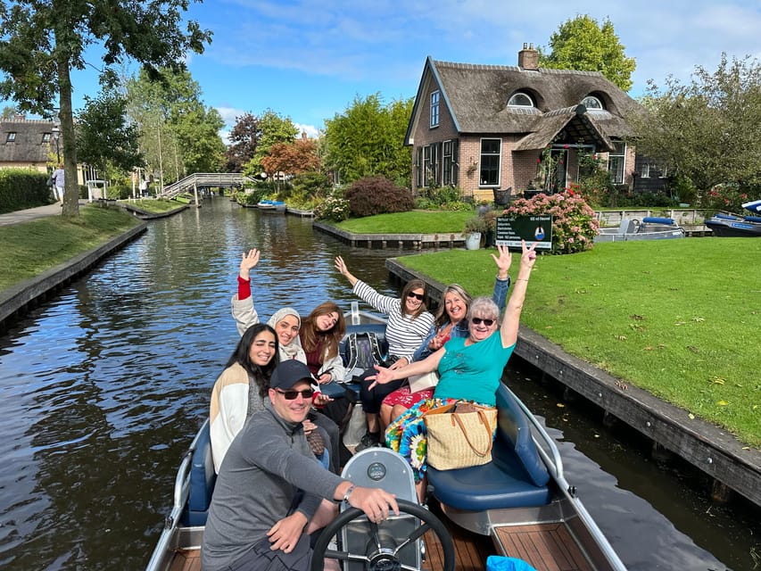 From Amsterdam: Giethoorn Small Group Tour with Boat Ride - The Mercedes Van Transfer From Amsterdam Central