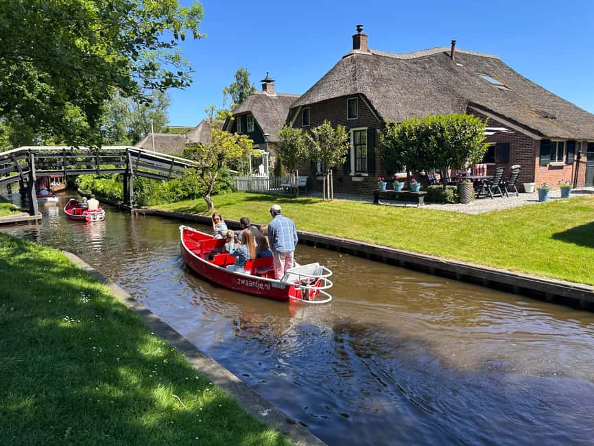 Giethoorn: Round trip from Amsterdam optional guided cruise - Price and value: what $53 buys you