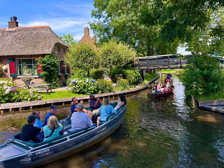 Giethoorn: Round trip from Amsterdam optional guided cruise - Market 27 to Noord: the easiest meetup you can hope for