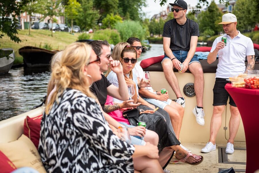 Haarlem: De Adriaan Windmill Tour + Open Canal Cruise - The open-boat Spaarne cruise: quiet electric power and real canal views