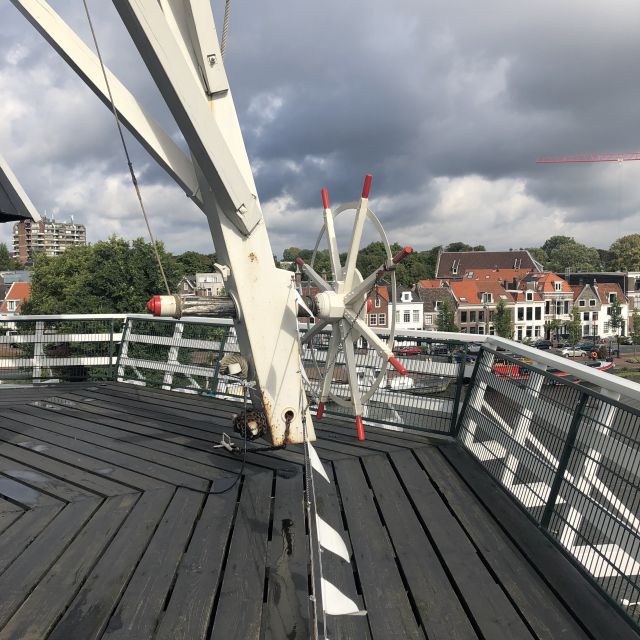 Haarlem: Windmill 'De Adriaan' Guided Tour - Outside on the 12-meter gallery: views over Haarlem and the Spaarne