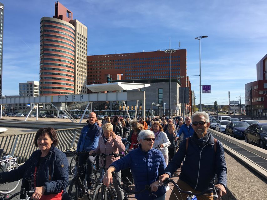 Rotterdam: 2.5-Hour Highlights Bike Tour - Kop van Zuid on the Nieuwe Maas, plus Hotel New York’s port legacy