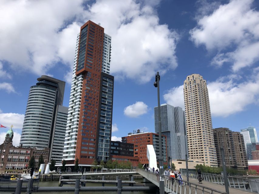 Rotterdam Architecture: Centre and South Bank with watertaxi - South Bank Highlights: Modern Moves on a Former Harbor Area