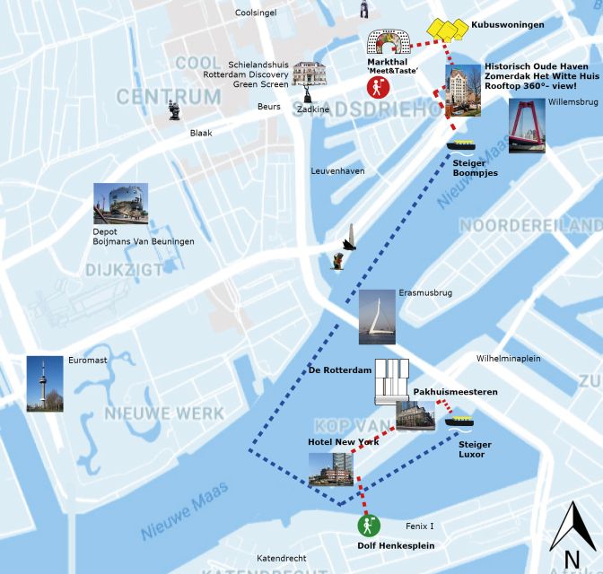 Rotterdam: De Rotterdam, Cube Houses, Watertaxi and Markthal - Key highlights worth your attention