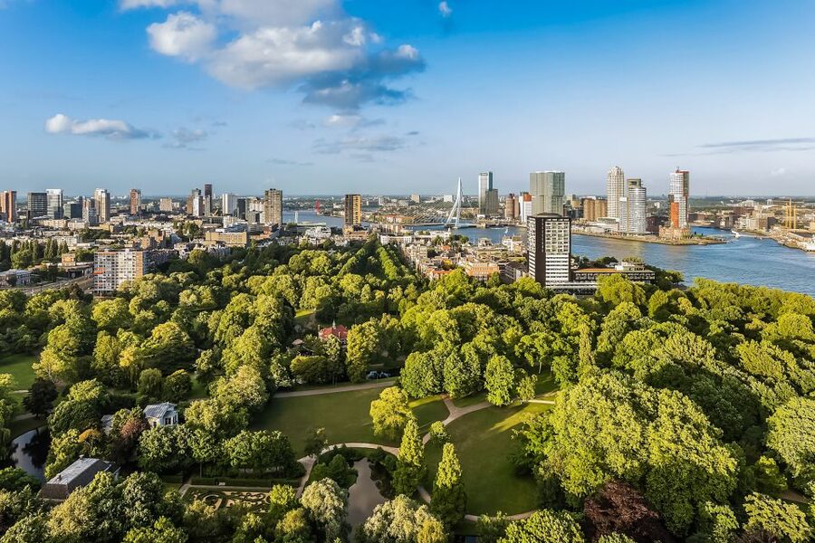 Rotterdam: Euromast Lookout Tower Ticket - The 100-Meter Observation Deck: The Big Views and the Easy Win