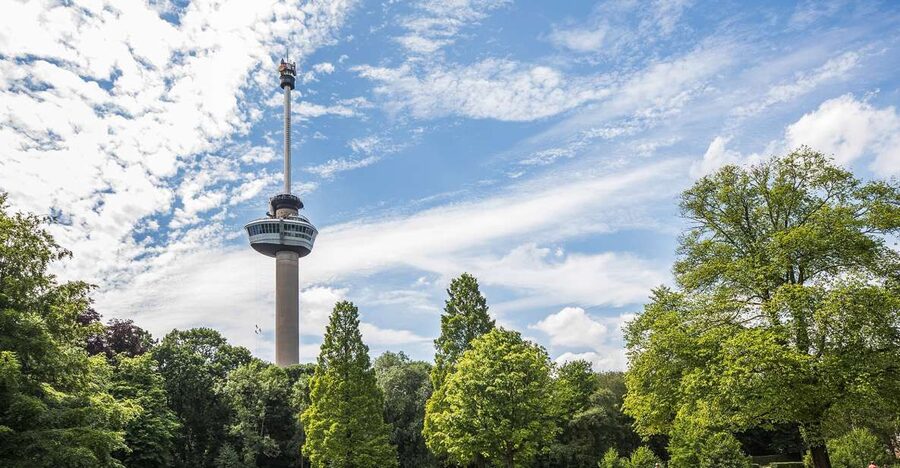 Rotterdam: Euromast Lookout Tower Ticket - Euroscoop: The 185-Meter Glass Floor for People Who Like It Intense