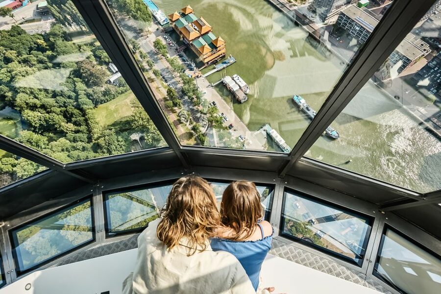 Rotterdam: Euromast Lookout Tower Ticket - Your 45-Minute Plan, From Ground Floor Reception to the Deck