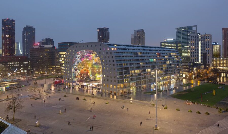 Rotterdam: Markthal Tour, Meet & Taste, and Het Witte Huis - Horn of Plenty: what to look for in the ceiling artwork