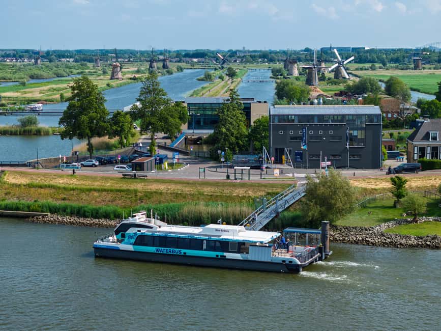 Rotterdam: Waterbus Ticket to Dordrecht and/or Kinderdijk - A Waterbus day from Rotterdam that actually feels like sightseeing