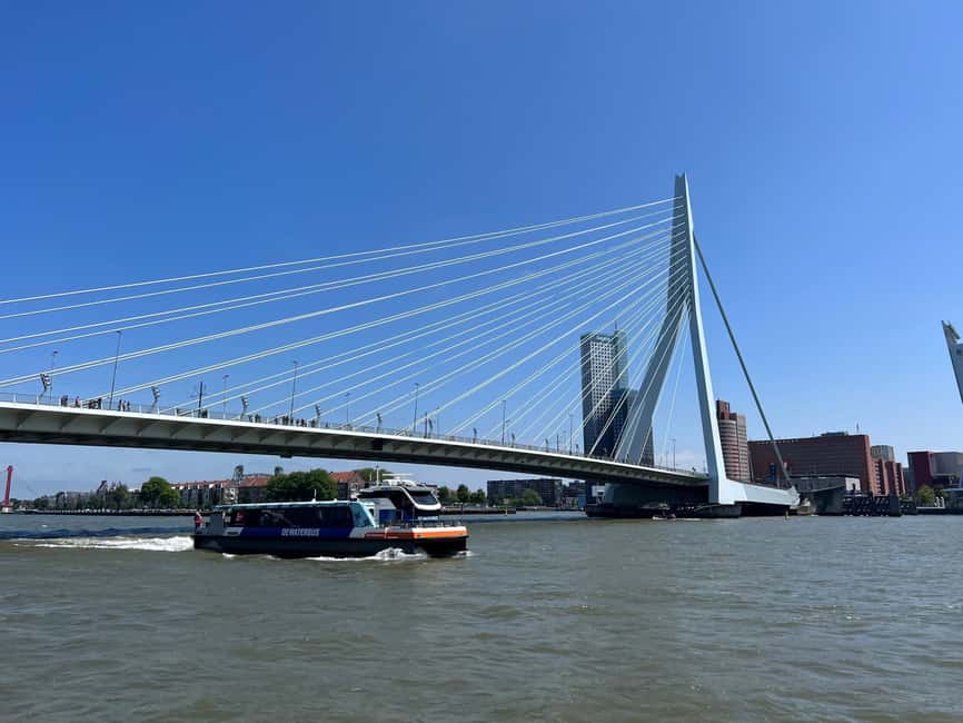 Rotterdam: Waterbus Ticket to Dordrecht and/or Kinderdijk - Lines 21 and 20: how the route works in real life